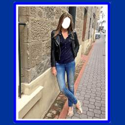 Girls Blue Jeans Selfie 1.0