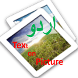 urdu text on picture icon