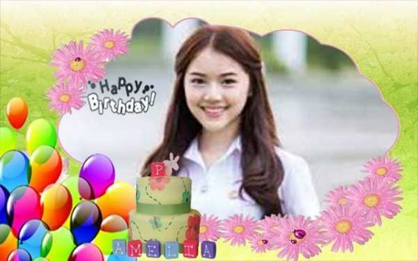 bingkai ulang tahun foto screenshot 4