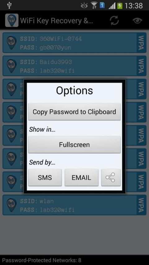 WiFi Key Recovery скриншот 4
