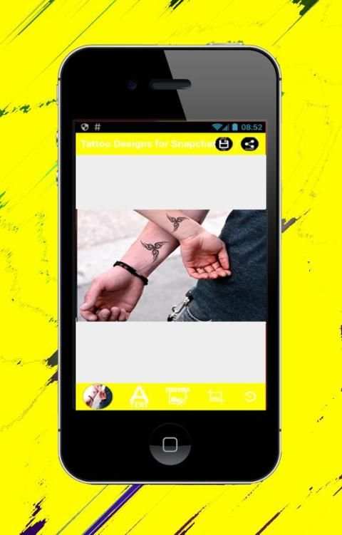 Tattoo Designs for Snapchat 5 تصوير الشاشة