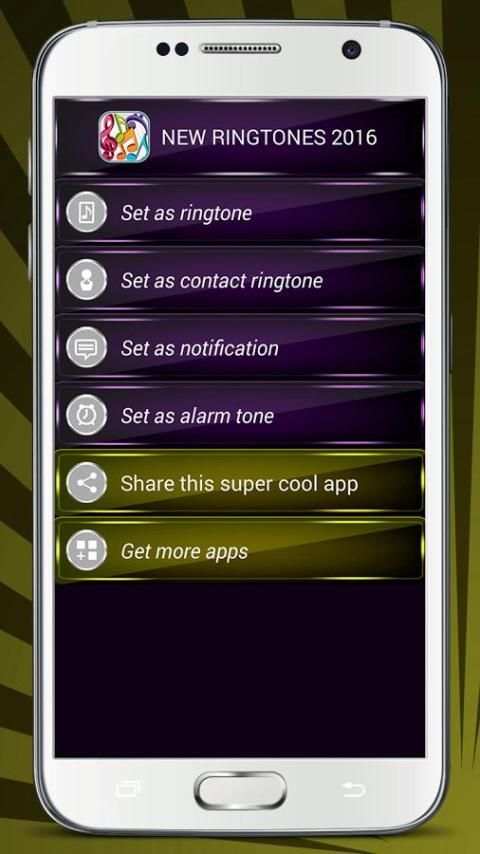 New Ringtones 2016 screenshot 2
