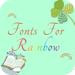 Fonts For Rainbow आइकन