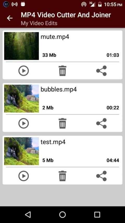 MP4 Video Cutter And Joiner 3 تصوير الشاشة