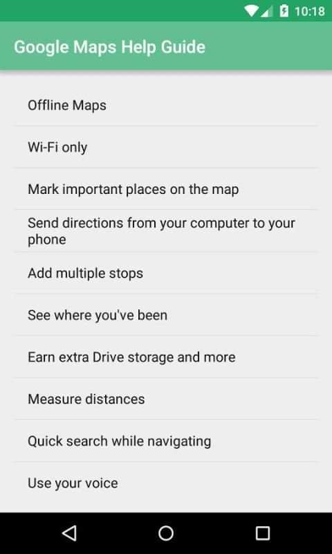 Help Guide of Google Map скриншот 2