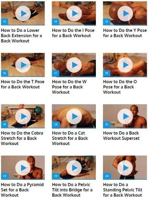 Back Workouts स्क्रीनशॉट 1