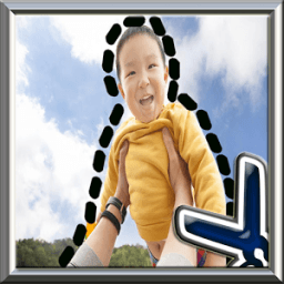 Cut paste Photo أيقونة