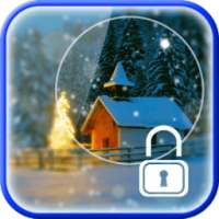 Hujan salju Kunci Layar