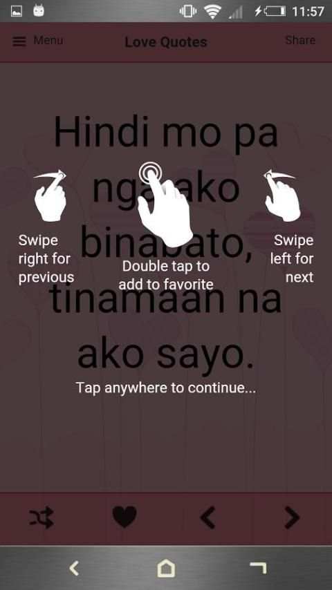 Tagalog Love Quotes 4 تصوير الشاشة