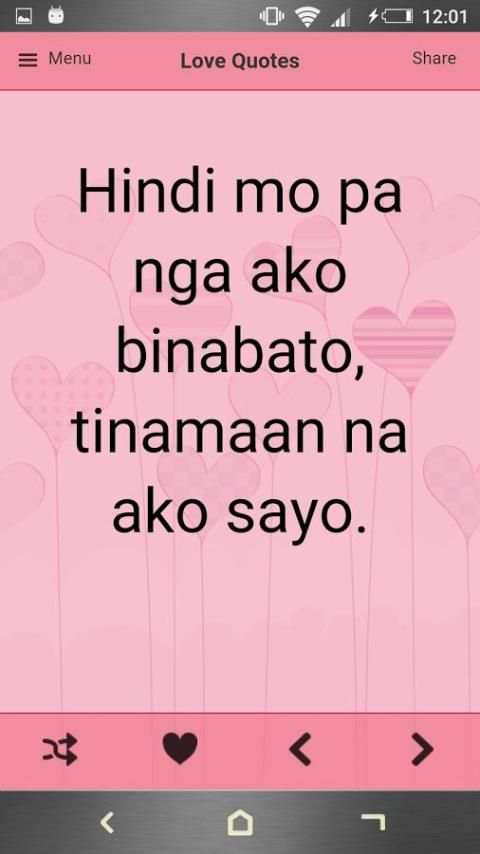 Tagalog Love Quotes 7 تصوير الشاشة