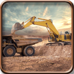 Excavator Construction Sim أيقونة