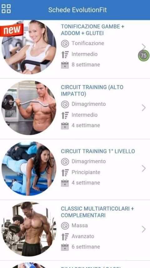 EvolutionFit स्क्रीनशॉट 6
