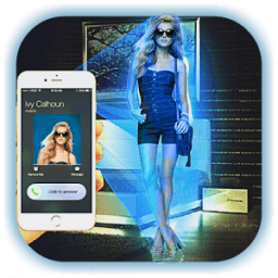 Projection: 3D Hologram Call आइकन
