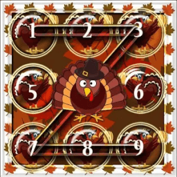 Thanks Giving Pattern Lock أيقونة