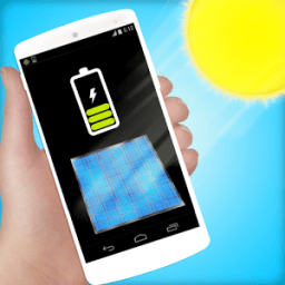 prank solar battery charger icon