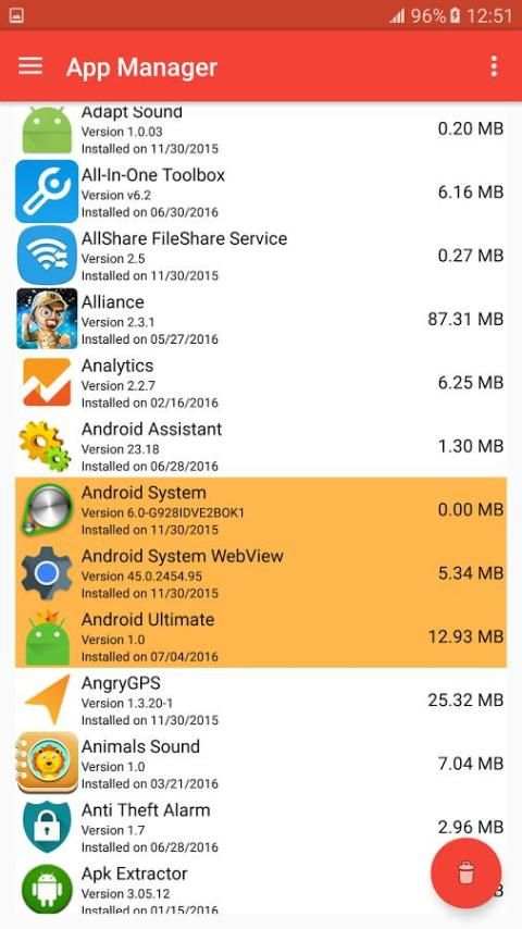 App Manager screenshot 1