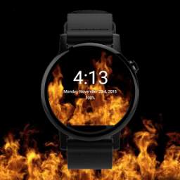 Animated Flames Watch Face