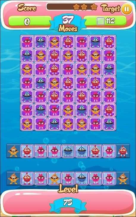 Candy Cookie Jam скриншот 2