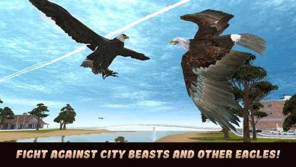 City Bird Eagle Simulator 3D screenshot 1