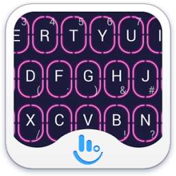 Miss Neon Keyboard Theme