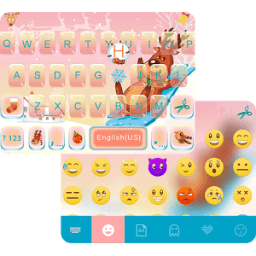 Santa's Deer Themefor Keyboard icon