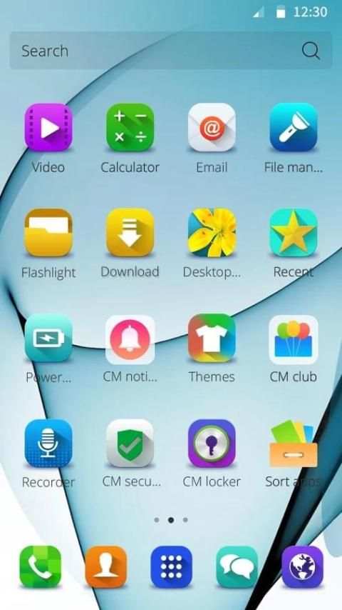 Theme Samsung Galaxy S7 Edge 2 تصوير الشاشة