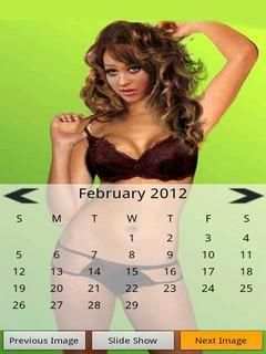 Babes Calendar Lite screenshot 3