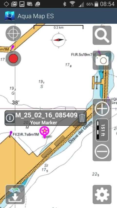 Aqua Map Iberia - Marine GPS स्क्रीनशॉट 3