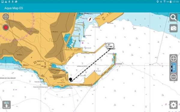 Aqua Map Iberia - Marine GPS स्क्रीनशॉट 9
