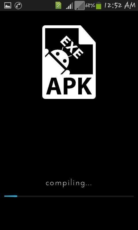 EXE TO APK screenshot 1