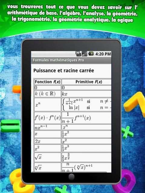Fórmulas Matemáticas screenshot 1