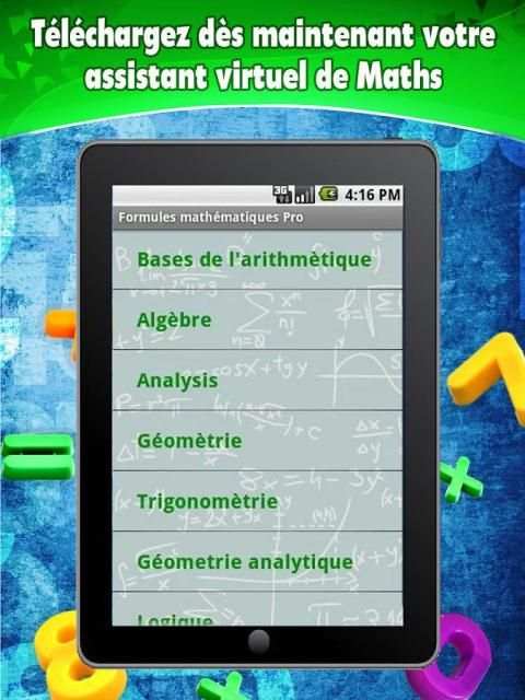 Fórmulas Matemáticas screenshot 4