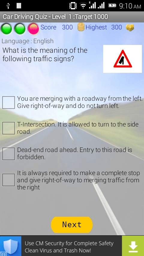 Car Driving Quiz скриншот 4