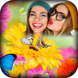 Flower HD Photo Frame أيقونة