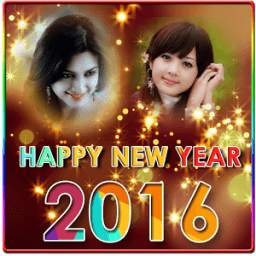 New year photo collage 2016