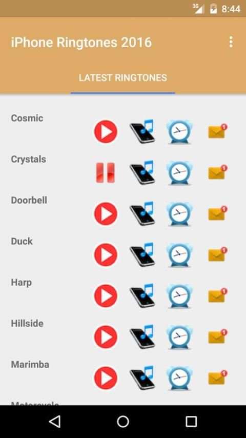Latest iPhone 7 Ringtones 2016 1 تصوير الشاشة