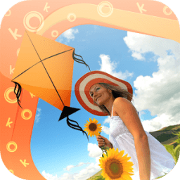 Kite Festival Photo Frame أيقونة