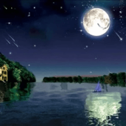Lake Night Sky Live Wallpaper icon