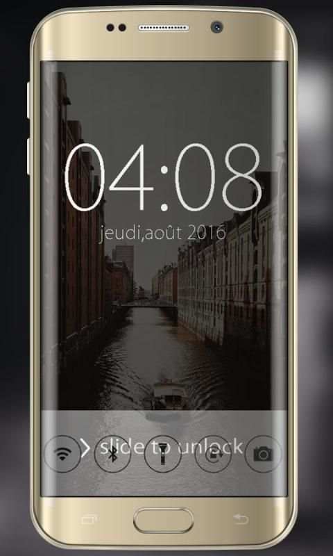 Lock Screen - iPhone Look скриншот 5