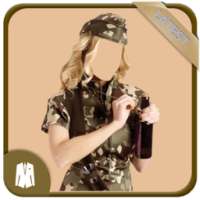 Woman Army Photo Suit