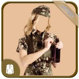 Woman Army Photo Suit 1.0