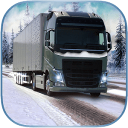 Winter Road Trucker Sim 3D icon