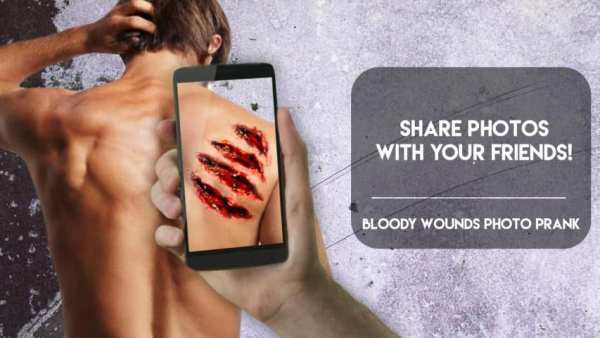 Bloody Wounds Photo PRANK स्क्रीनशॉट 3