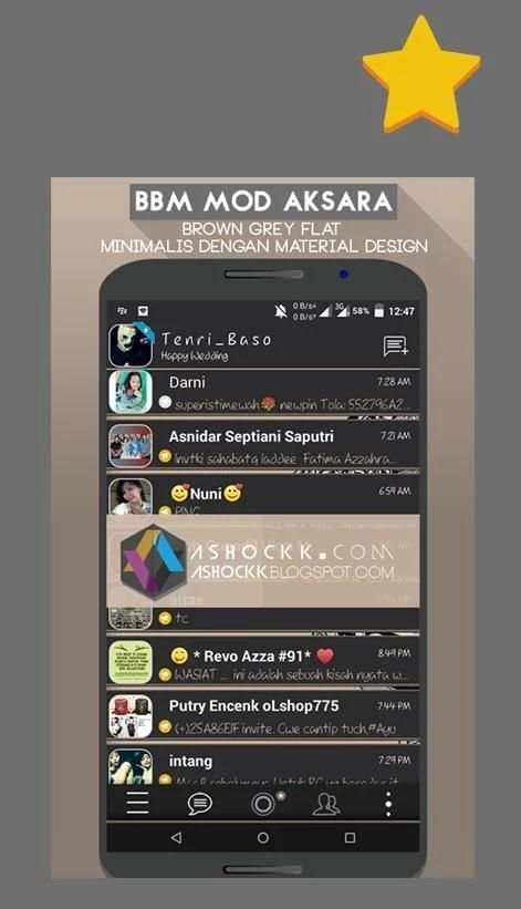 Multi BBM Delta Tema Variant 6 تصوير الشاشة