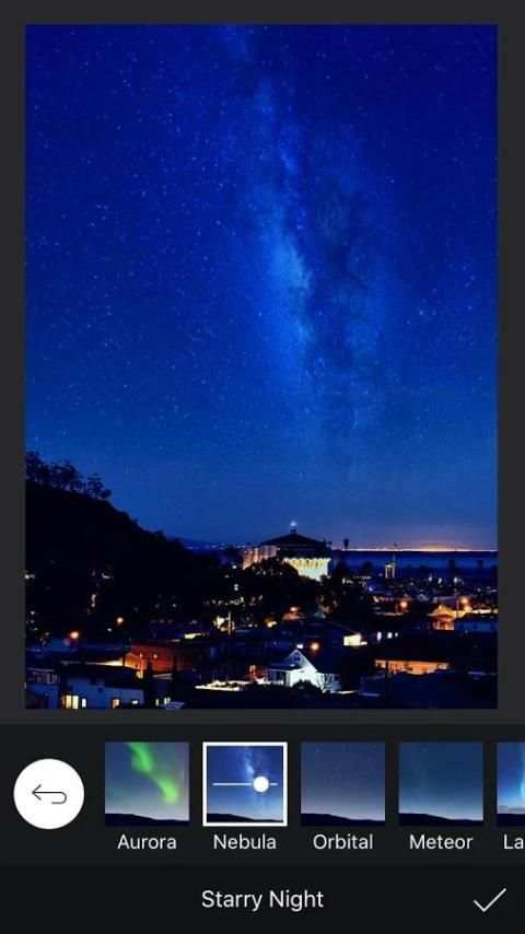 Cam Starry Night by Camera360 2 تصوير الشاشة