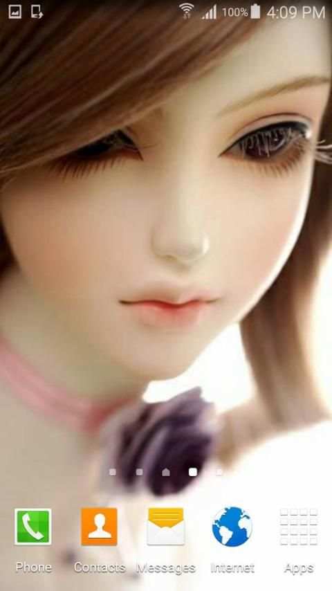 Beautiful Doll Live Wallpapers screenshot 1