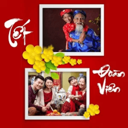 New Year Collage Frame Photo أيقونة