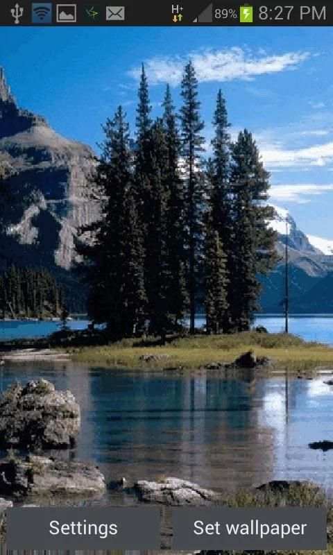 Nature River Live Wallpaper скриншот 1