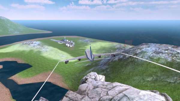 Plane Flight Simulation 5 تصوير الشاشة