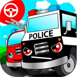 Police car games for kids free